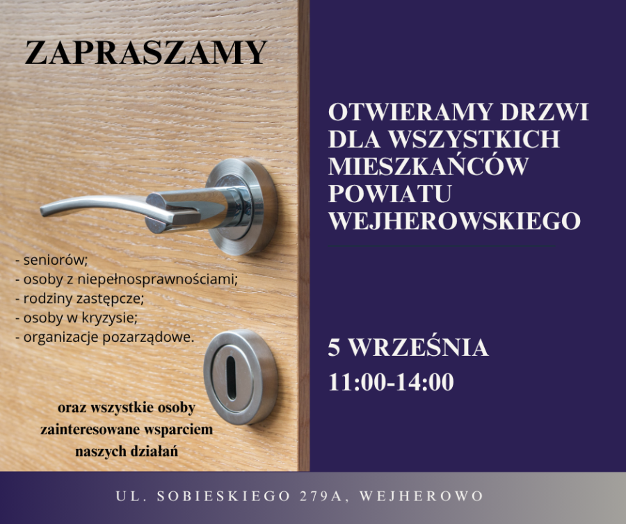 Spotkaj się z nami na wydarzeniu PCPR w Wejherowie!